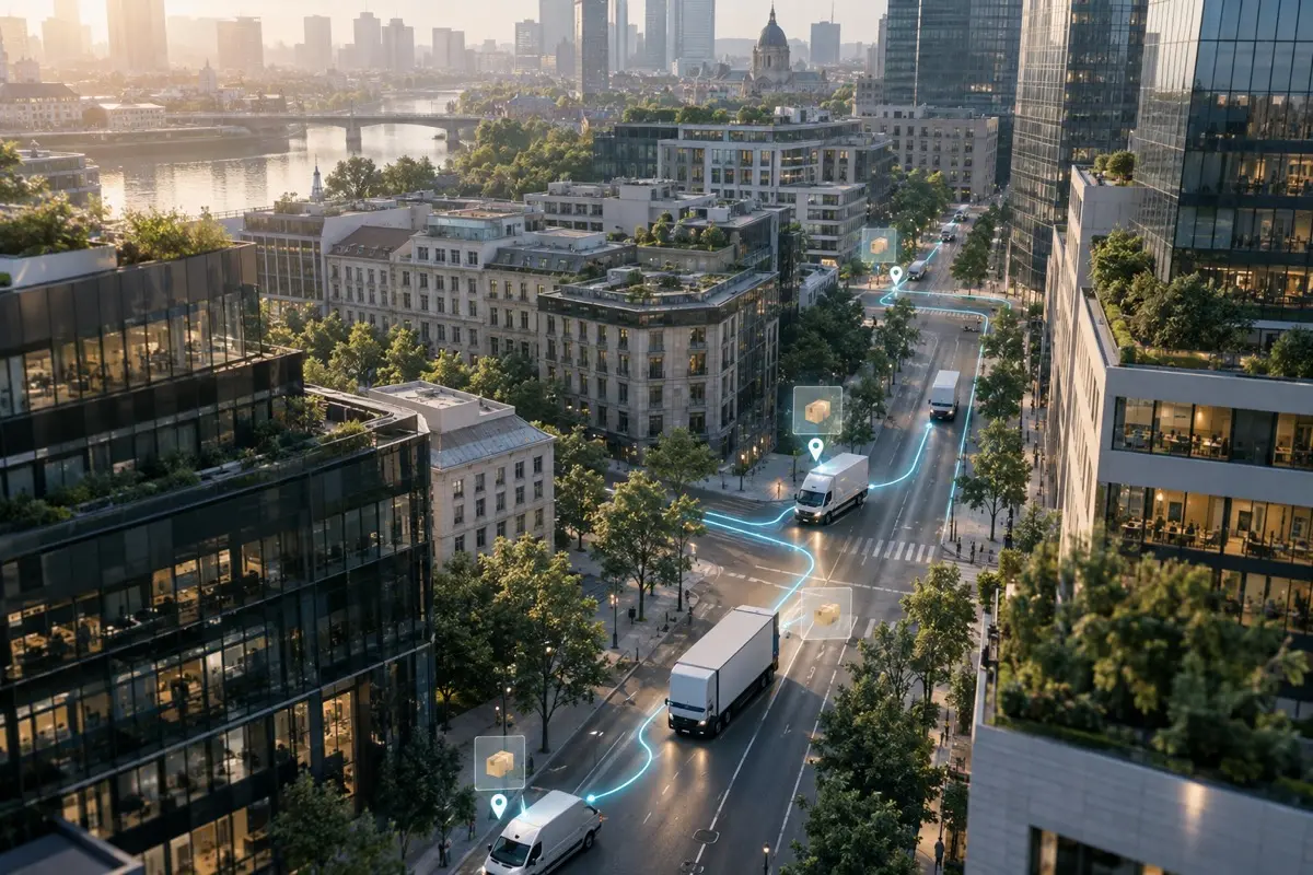 Urban Logistics AI Optimizes High-Density Deliveries